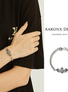 设计师原创中世纪情侣银手链