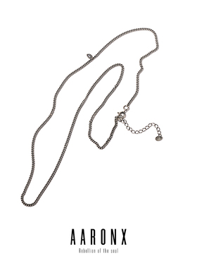 戴卫衣项链AaronX925银女