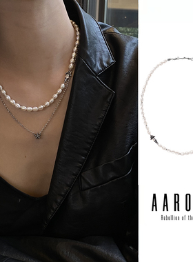 手工项链天然珍珠925银