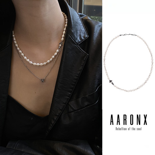 手工项链天然珍珠925银