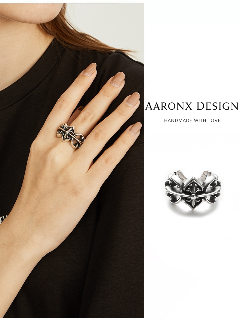 aaronx设计原创中世纪暗黑戒指