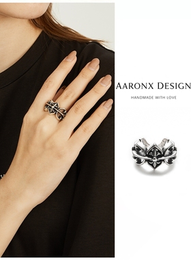 aaronx设计原创中世纪暗黑戒指