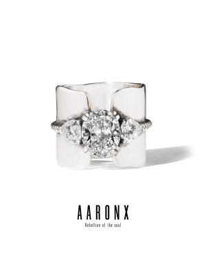 AARONX925银ins叠戴戒指