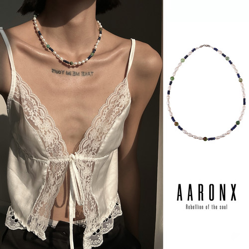 手工串珠项链AARONX澳洲玉