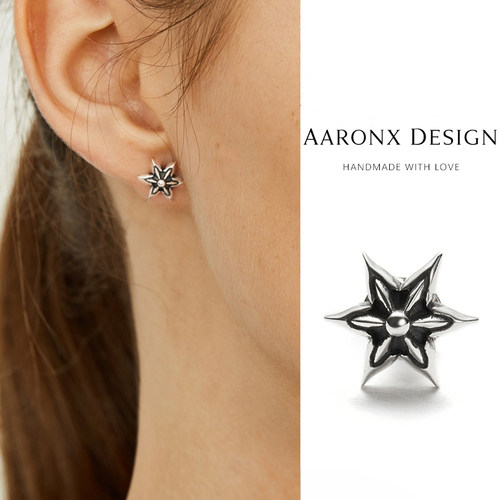 设计师耳钉AaronX纯银原创