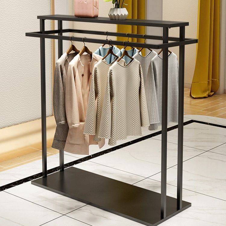商场服装店中岛落地双排展示架