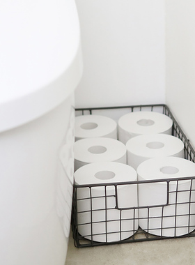 HTAP鞋盒收纳篮 哑光钢丝可堆叠做旧卷纸日式家居店铺收纳篮