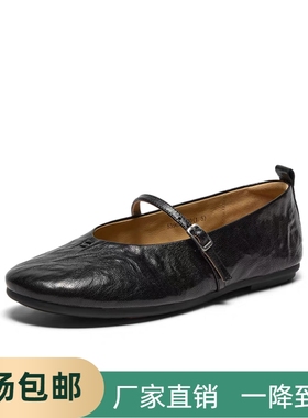 羊皮书单鞋女2025新款商场同款新款百搭通勤浅口软底单鞋53968CQ5