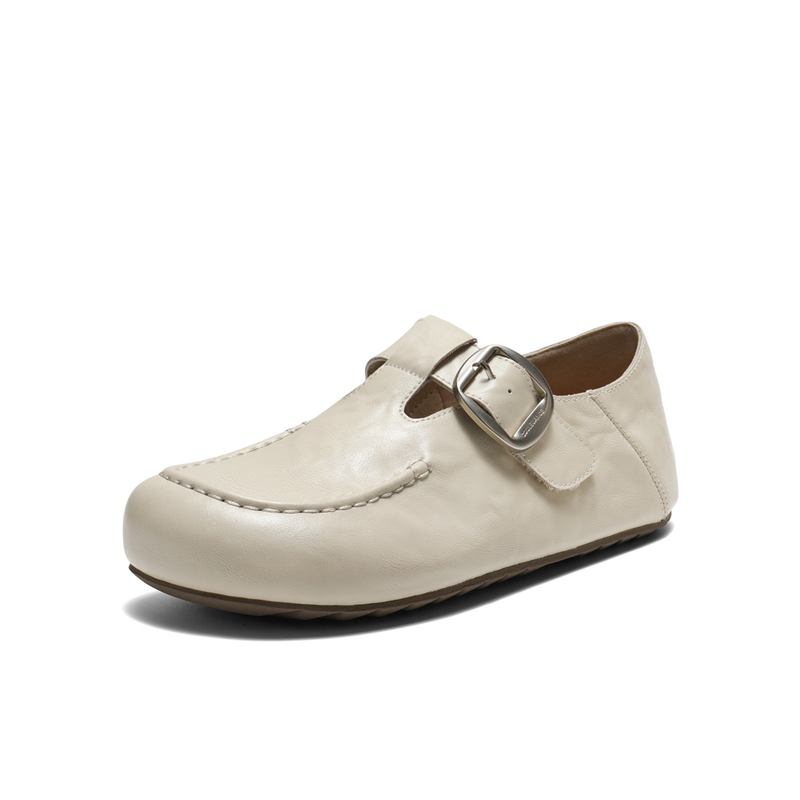 周雨彤同款2026新款伯爵吐司全包勃肯鞋一脚蹬乐福鞋单鞋E9E1DAM6