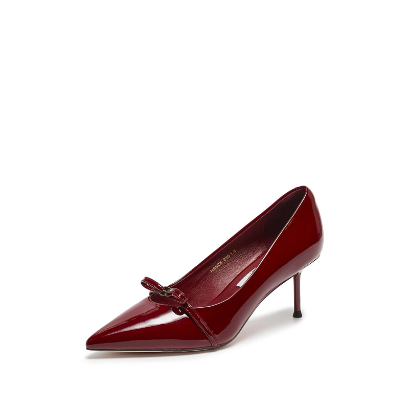 同款2026春新款法式红色优雅高跟鞋婚鞋浅口单鞋尖头女鞋H6526AQ6,女鞋,婚鞋,淘宝优惠券,粉丝福利购,淘宝优惠卷