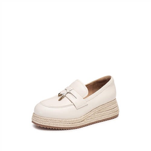 同款2026春新款马赛天一脚蹬覆古渔夫鞋增高乐福鞋女单鞋H2263CA5