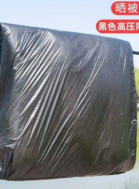 黑色袋子晒被子塑料袋除螨袋专用晒被袋平口大塑料袋加厚搬家打包