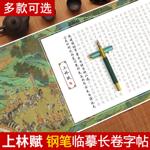 上林赋硬笔字帖成人临慕长卷楷书