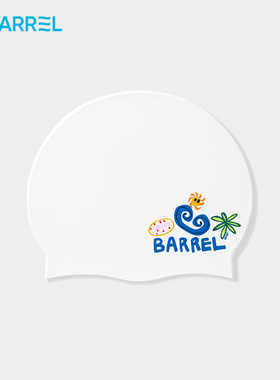BARREL联名款硅胶泳帽成人室内竞技专业游泳帽2025新款 |WAKE UP