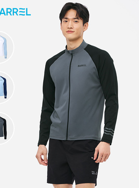 韩国BARREL男士冲浪服泳衣潜水服沙滩长袖防晒水母服宽松2025新款
