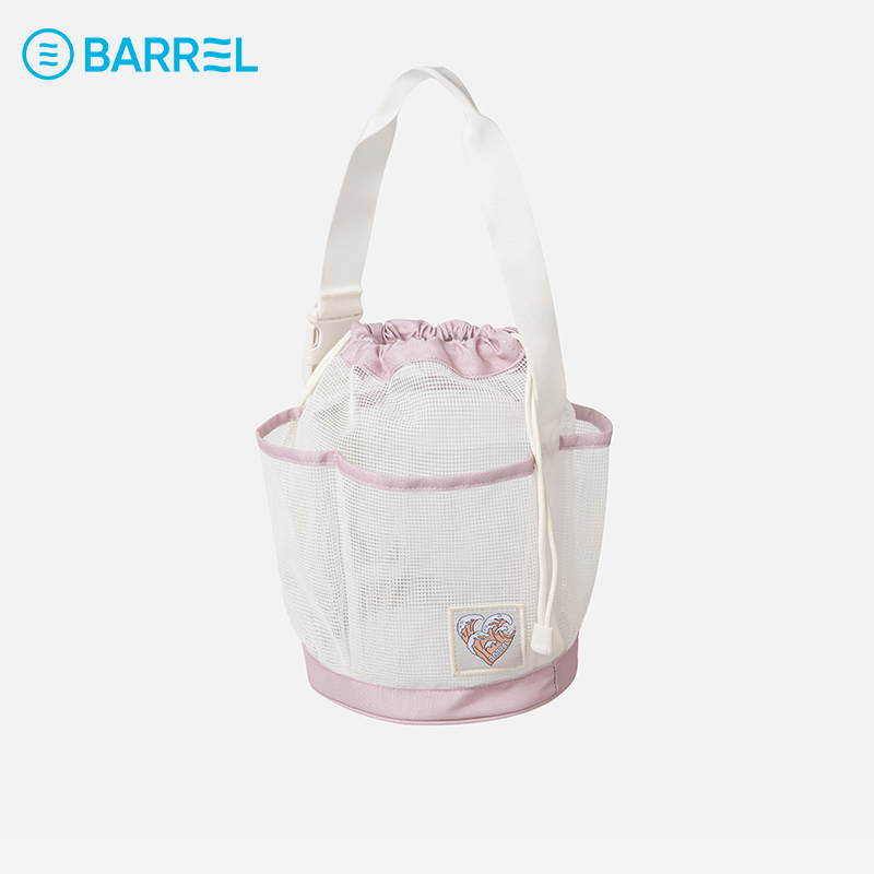 韩国BARREL游泳收纳袋网眼淋浴洗漱包运动沙滩手提包 8L