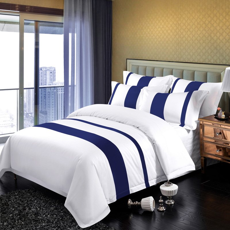 纯棉五星级酒店四件套纯白色60s全棉贡缎宾馆1.8米2m床品防滑床笠|msв категории seperai dan bantal, 床品套件, 酒店床品套件 - от Buy2taobao.com для оказания профессиональной услуги покупки агента Taobao