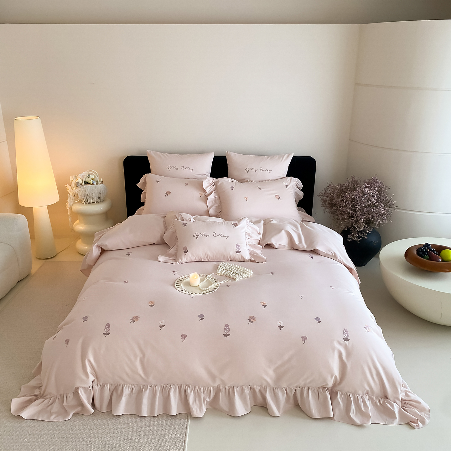 2025新款100支全棉磨毛四件套-向阳花开