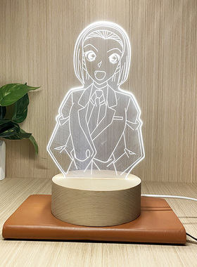 新款名侦探柯南动漫周边铃木园子小夜灯床头灯卧室灯送男女生日礼