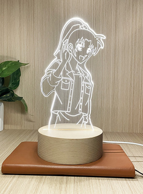 新款名侦探柯南动漫周边远山和叶小夜灯床头灯卧室灯送男女生日礼