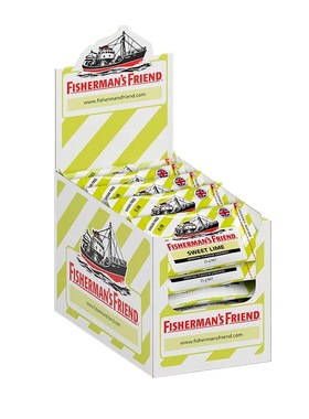 24袋英国进口渔夫之宝特强润喉糖无糖原味薄荷柠檬味西柚甜青柠味