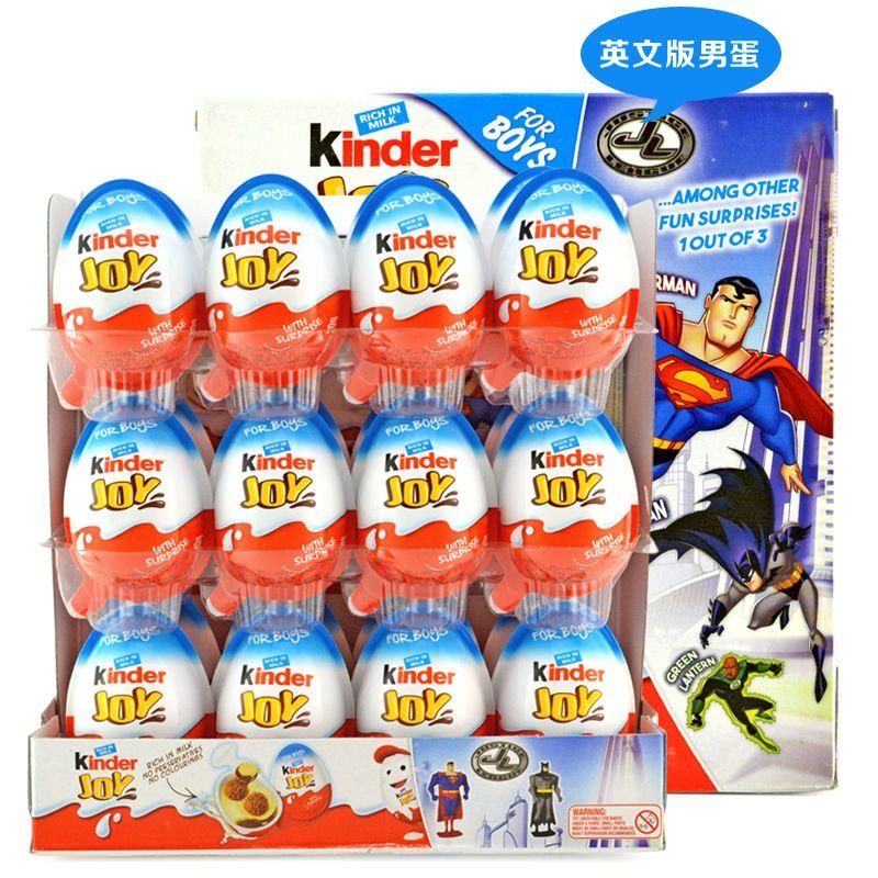 进口健达kinder奇趣蛋男孩女孩版曲蛋巧克力玩具蛋新年货零食品
