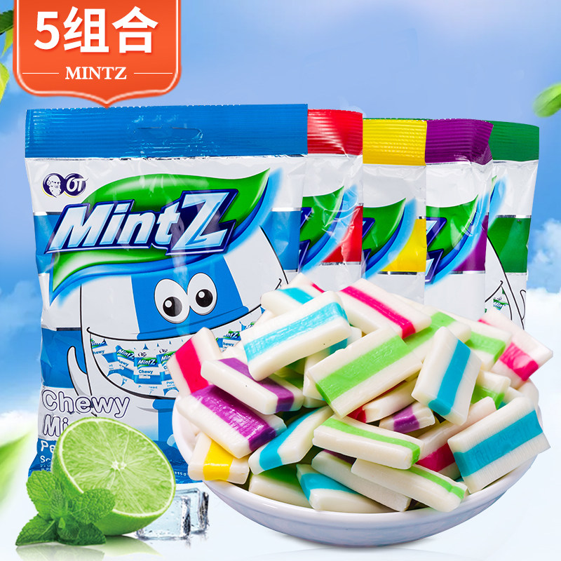Indonesia imports MintZ Mint 115g*5 Mintz Lemon Cool sugar candy Candyin the Snacks/Nuts/Specialty , Sweets and snacks/Jelly/Pudding , Candy  category - from Buy2taobao.com to provide professional Taobao agent buy service