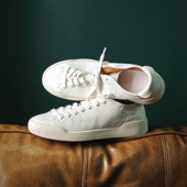 TBOF 无胶工艺木屑底 舒适通勤软底休闲板鞋 百搭王 牛皮小白鞋