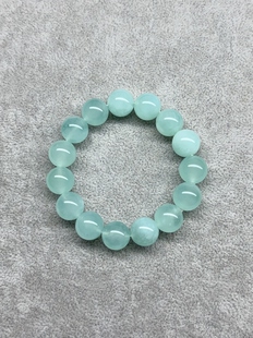 新款天青冻锦鲤吊坠竹节手串四叶草福豆岫玉荷花手牌手纯天然玉石