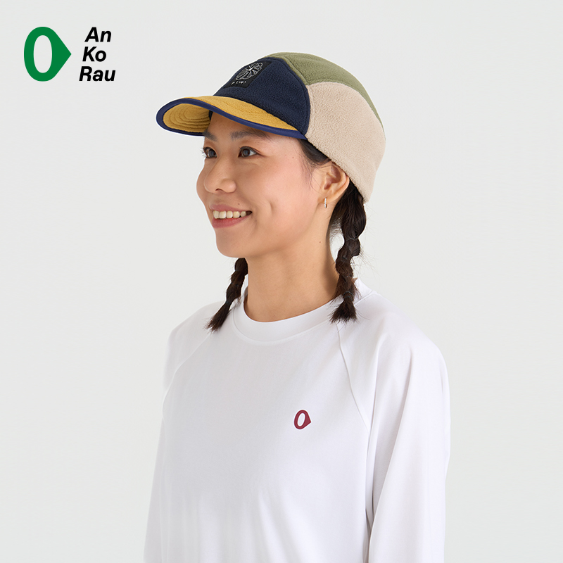 安高若户外抓绒保暖拼色鸭舌帽