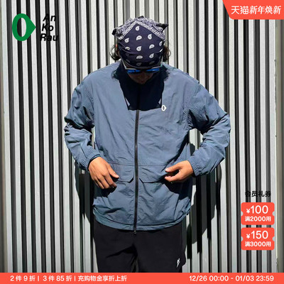 安高若男跑步徒步登山抓绒外套