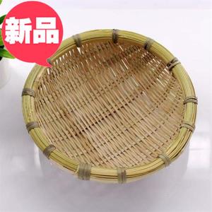 竹编豆腐板筛子制品创意装饰家居竹楼筐竹编簸箕家用藤99编纯手工