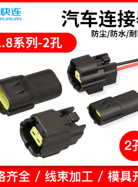 DJ70216Y-1.8-11/21汽车防水插头连接器射灯公母接插件174354-2