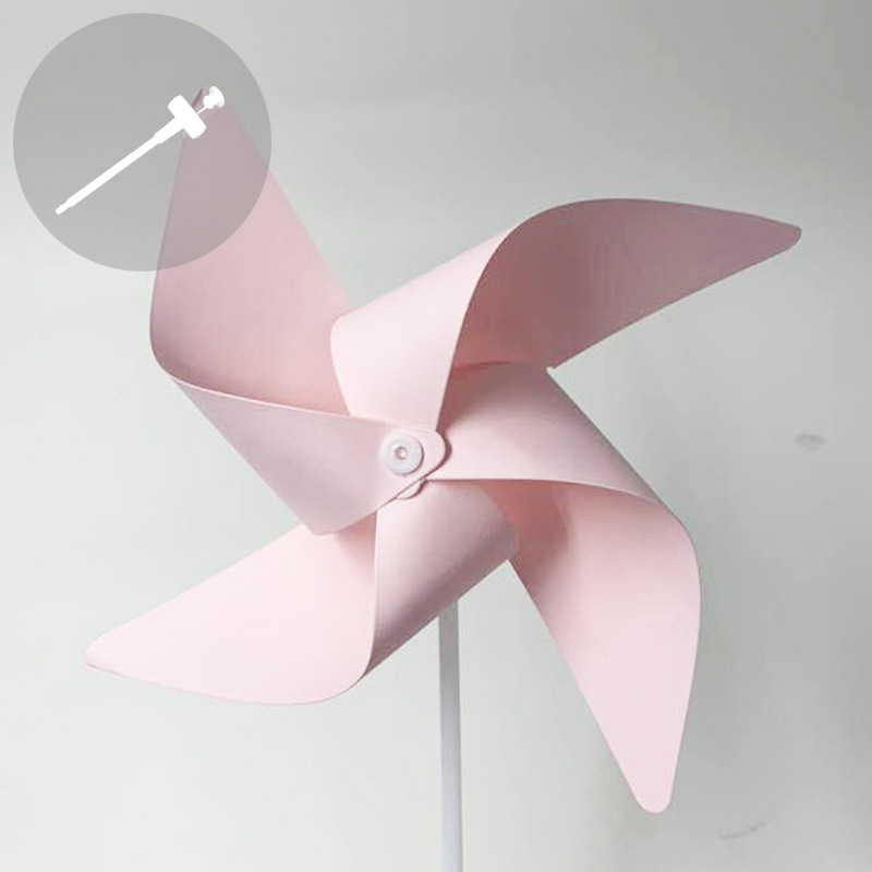 风车diy手工材料包幼儿园创意制作画画小风车儿童玩具自行车旋转