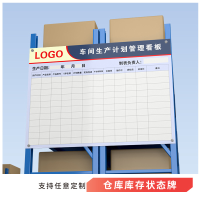 磁吸式FIFO仓库先进先出管理看板