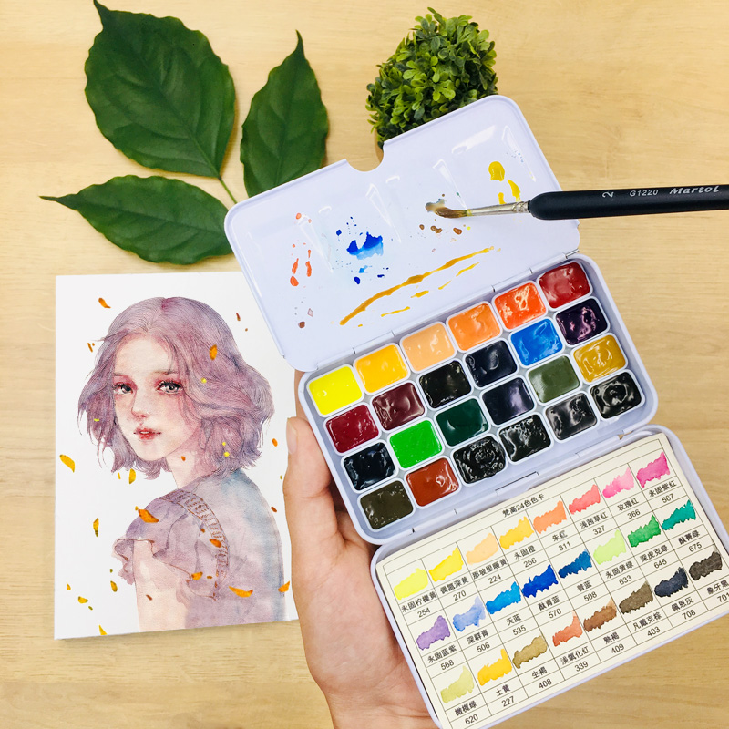 固体水彩画颜料分装温莎牛顿歌文荷尔拜因史明克白夜mg美捷乐梵高美利蓝蜂鸟ds大师级学院级美术专业工具套装 Изображение 1 固体水彩画颜料分装温莎牛顿歌文荷尔拜因史明克白夜mg美捷乐梵高美利蓝蜂鸟ds大师级学院级美术专业工具套装 Изображение 1