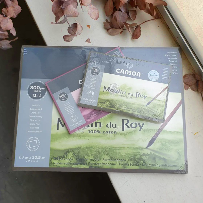 CANSON康颂莫朗水彩本16k明星