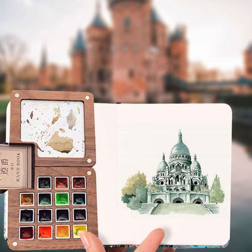 史明克迷你水彩颜料分装随身写生