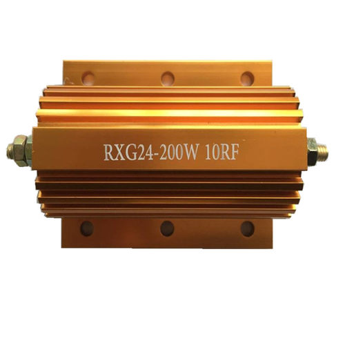 Rxg24-200W大功率金铝壳电阻预充放电电阻0.1欧姆1欧姆3欧姆5欧姆