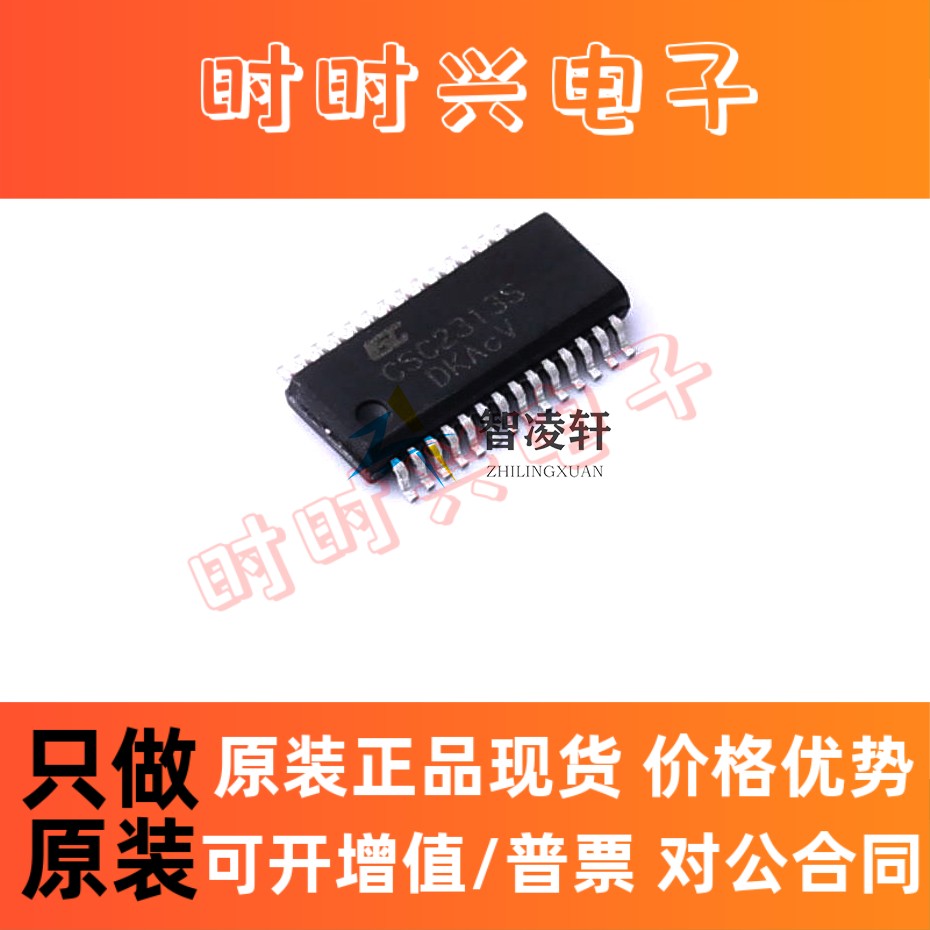 全新原装 CSC2313S CSC2313F SOP-28 音频接口芯片 现货供应