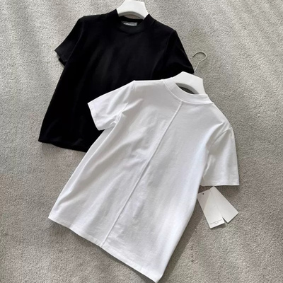 纯棉短袖女高品质南油轻奢上衣