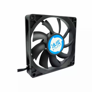 电脑CPU超薄散热风扇8015双滚珠PWM温控9cm静音大风量3针4线12015