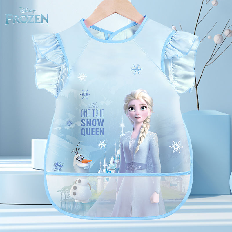 爱莎公主儿童围裙小女孩罩衣