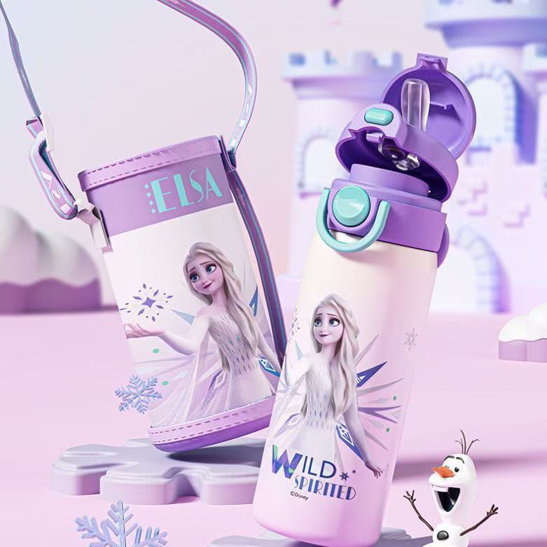 爱莎公主儿童保温杯女孩小学生