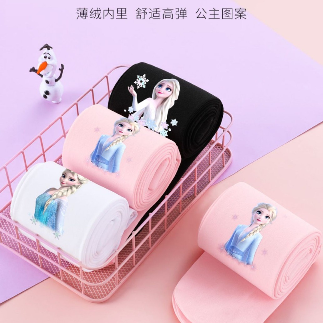 迪士尼连裤袜女童秋冬加绒