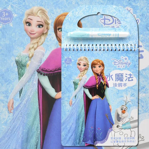 Раскраска для принцессы, книга с картинками, интеллектуальная игрушка, принцесса Эльза, граффити