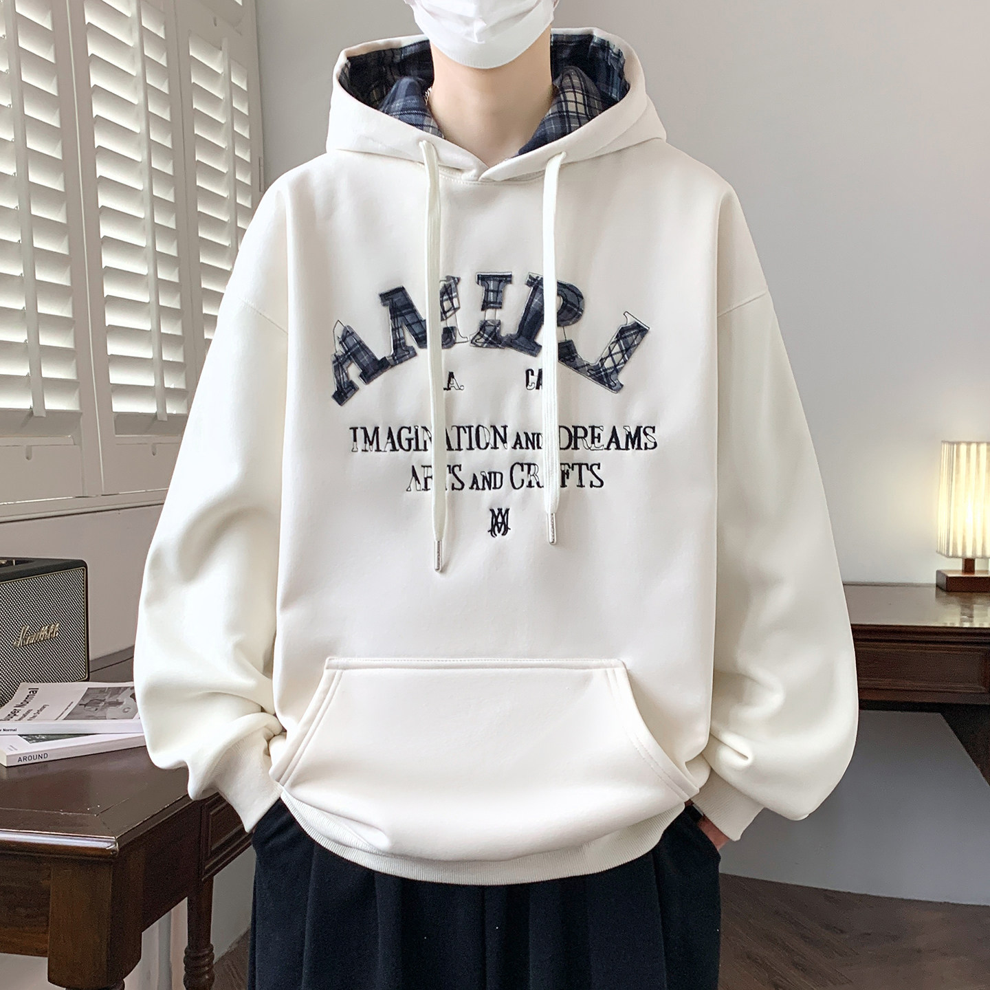 中学生长袖T恤13岁男孩春装14大童15青少年潮流休闲运动卫衣套装