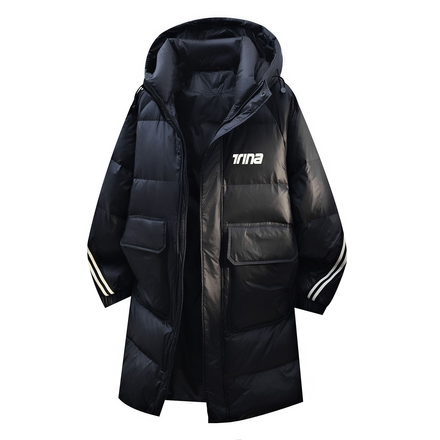 冬季中长款羽绒服男孩保暖外套13