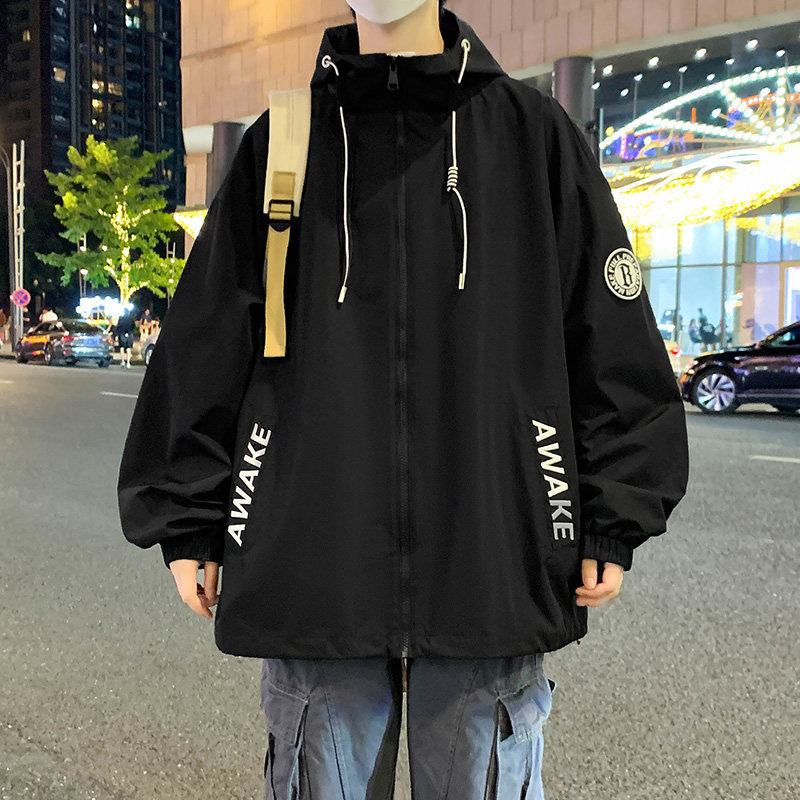 春秋季潮流休闲外套12岁男孩13青少年中学生14帅气大童宽松夹克16,男装,夹克,淘宝优惠券,粉丝福利购,淘宝优惠卷