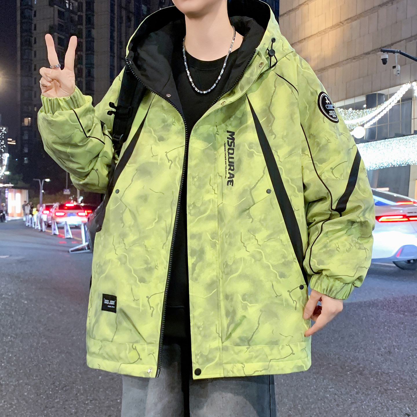 春秋季潮流帅气休闲外套男孩12-15岁青少年学生13大童14宽松夹克